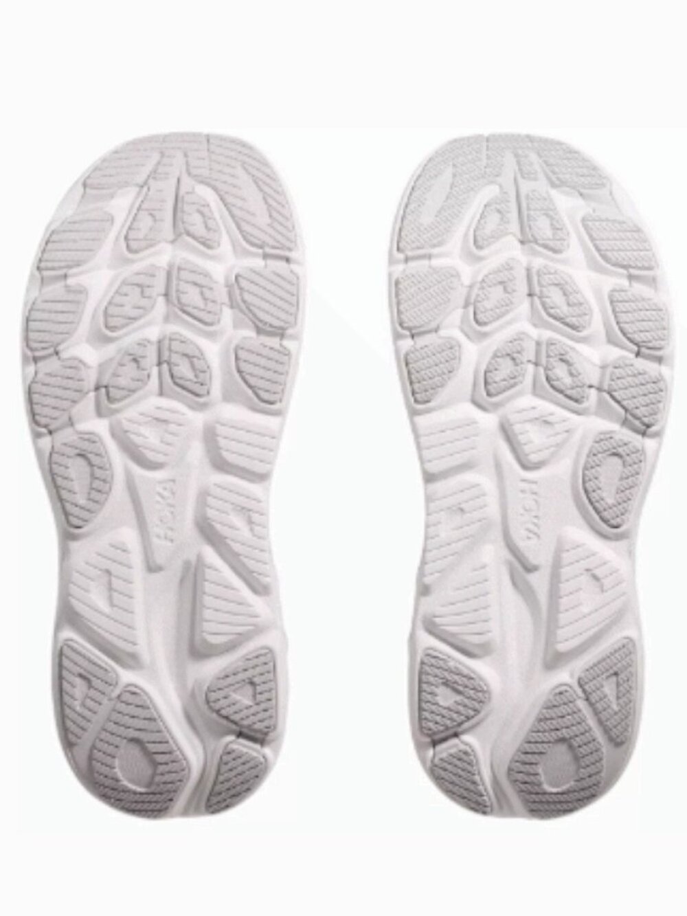 Clifton 10 Running Women's Hoka Shoes - Ash Grey/White - Picture 7 of 7